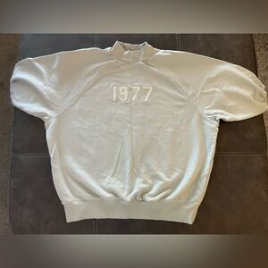 Fear of God Off-White Crewneck Sweater with 1977 Detail